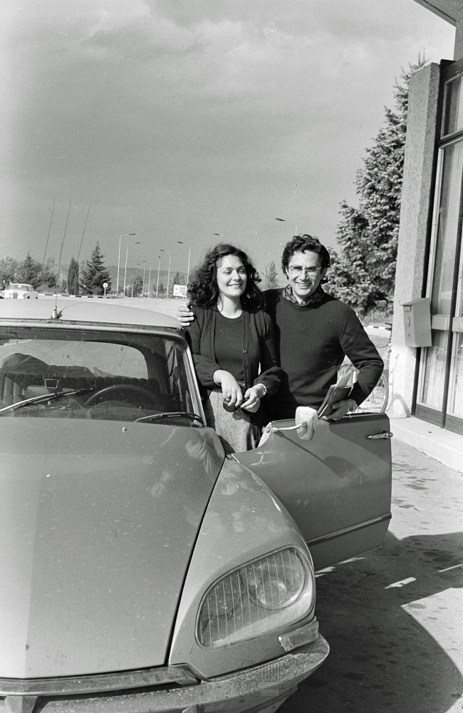 Никола Гюзелев на турне на Софийската народна опера в Солун, 1975 г.