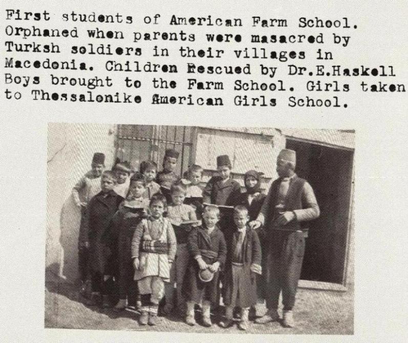 First students of American Farm School