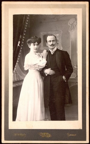 Pancho Dorev with his wife
