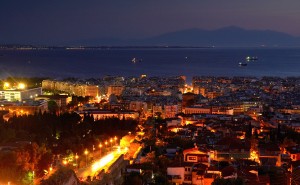 Thessaloniki at night